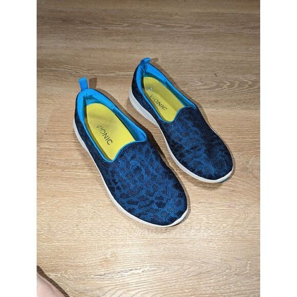 VIONIC AMS 331 Hydra Blue Slip On Women Comfort Shoes Size 9.5 - Picture 11 of 11